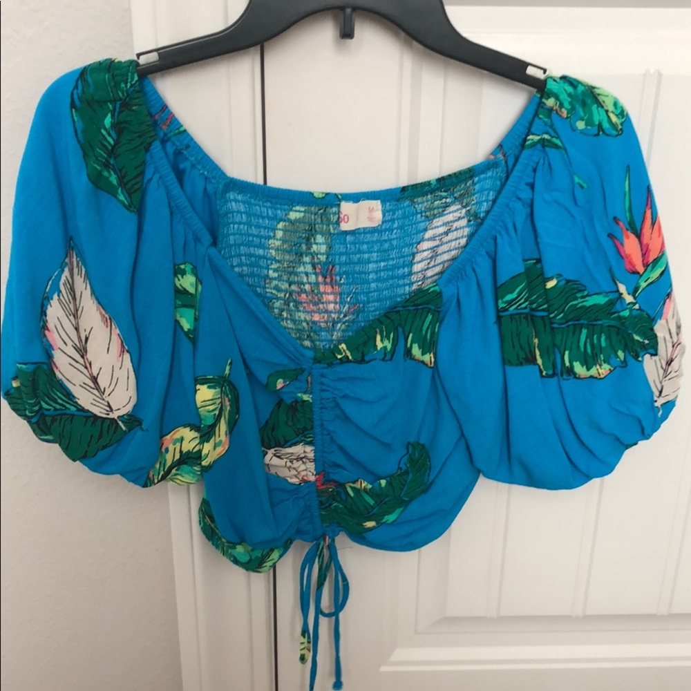 Tropical Blue Women's Top